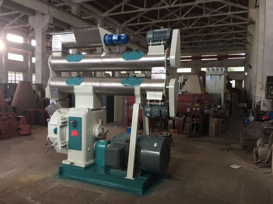 Beli 160kw 20th Ring Die Wood Pellet Mill Mesin Pembuat Pakan Ternak Ikan Ayam online manufacture